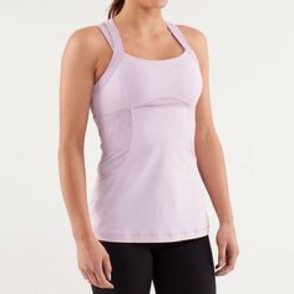 lululemon athletica Tops - Lululemon My Heart Races Lavender Workout Tank Top